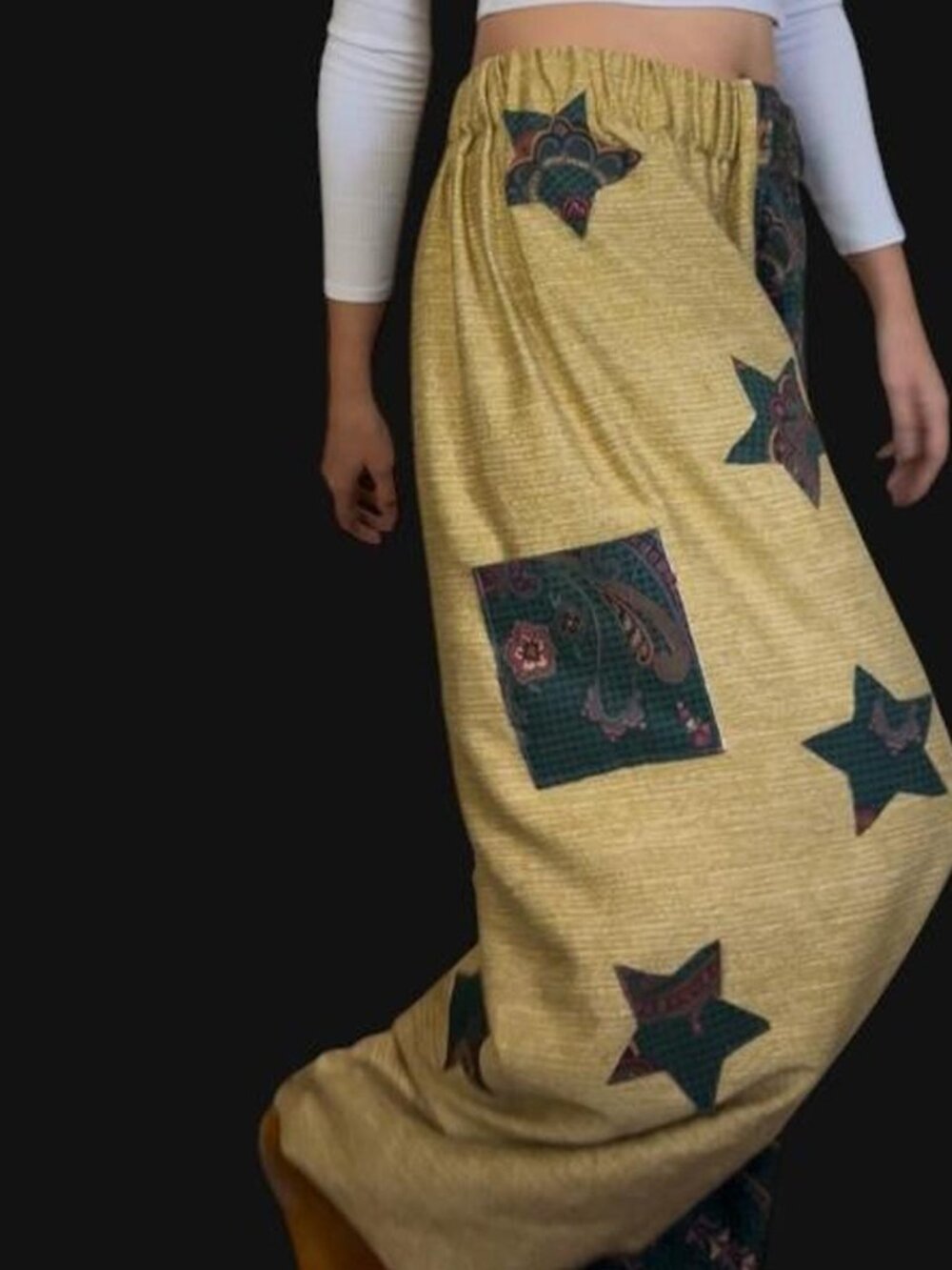 Handmade Patchwork Paisley Star Baggy Hippie Pants